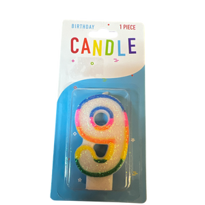 Colorful Birthday Candle - 9