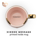 Chloe pink cat mug
