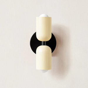 Modern Metal Cylinder LED Wall Sconce 2-Light Warm White