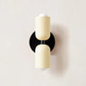 Modern Metal Cylinder LED Wall Sconce 2-Light Warm White