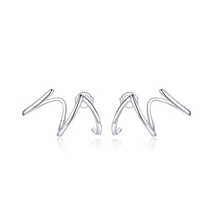 925 Sterling Silver Oxidized Earrings for Women