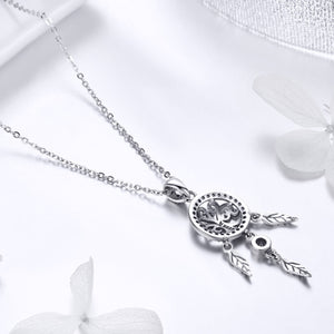 925 Sterling Silver Necklace 36-45cm with Pendant for Women