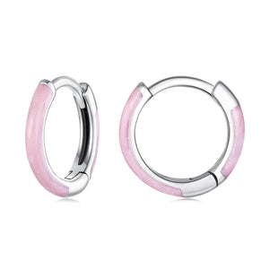 925 Sterling Silver Enamel Oxidized Earrings for Women