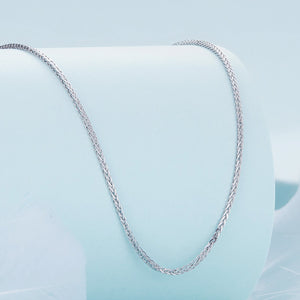925 Sterling Silver Platinum Plated 45cm Chain Length Necklace for Women