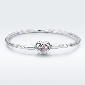 925 Sterling Silver Bracelet 17.0cm for Women