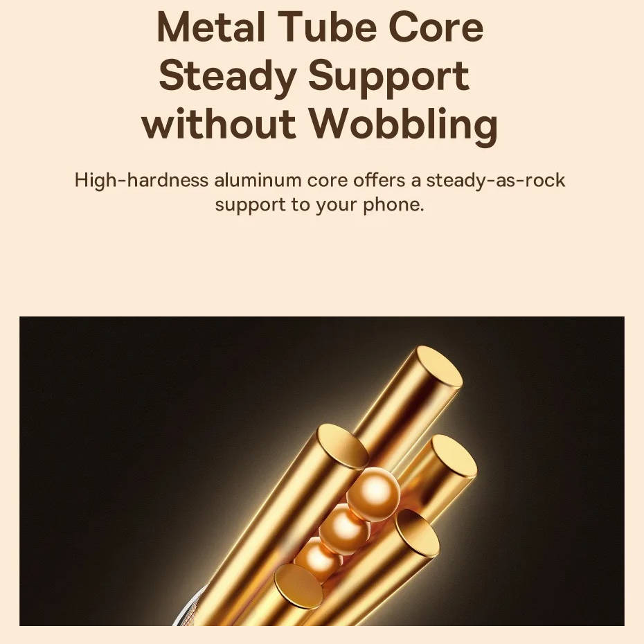 Hands-Free Neck Phone Holder Adjustable Flexible Mount for Bed & Desk