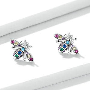 925 Sterling Silver Pavé Setting CZ Earrings for Women