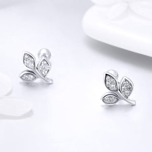 925 Sterling Silver Oxidized Pavé Setting CZ Earrings