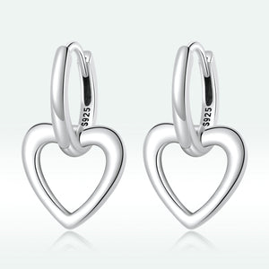 925 Sterling Silver Earrings for Women - Oxidized - 1.9x1.2cm