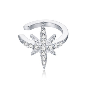 925 Sterling Silver Plated Platinum Pavé Setting CZ Earrings for Women