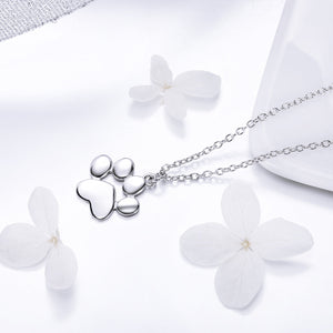 925 Sterling Silver Necklace with SCN Pendant 1.5x1.4cm for Women