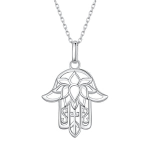 S925 Sterling Silver Plated Platinum Adjustable Necklace for Women