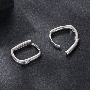 925 Sterling Silver Moissanite 0.16 ct Stud Earrings for Women