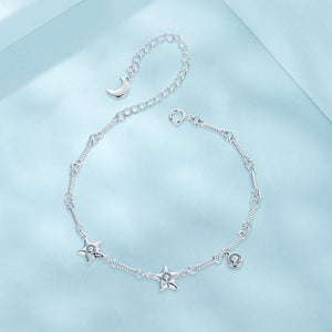 925 Sterling Silver White Gold Plated CZ Bracelet for Women