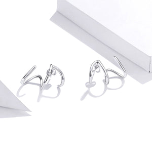 925 Sterling Silver Oxidized Earrings for Women