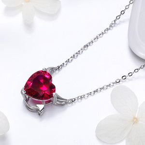 925 Sterling Silver Necklace with 1.5x1.3 cm Pendant for Women