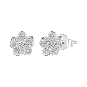S925 Sterling Silver Pavé Setting CZ Earrings