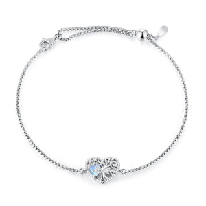 925 Sterling Silver Moonstone Bracelet for Women