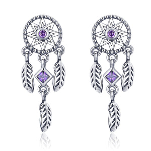 S925 Sterling Silver Pavé Setting CZ Earrings