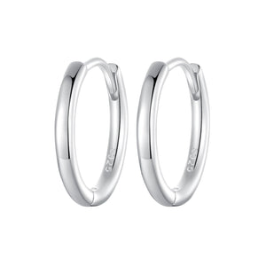 925 Sterling Silver & White Gold Plated Earrings for Women