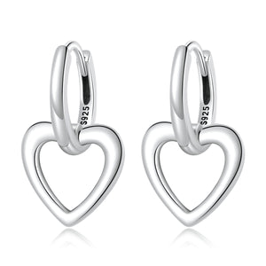 925 Sterling Silver Earrings for Women - Oxidized - 1.9x1.2cm