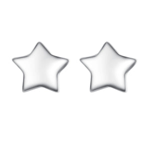 S925 Sterling Silver Earrings with Plated Platinum Finish for Women