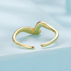 925 Sterling Silver White Gold Plated Ring for Women