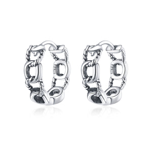 925 Sterling Silver Oxidized Earrings for Women