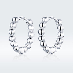 925 Sterling Silver Plated Platinum Earrings for Women