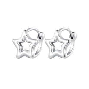 S925 Oxidized Silver 1cm Earrings for Women