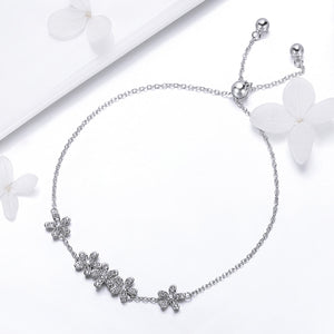 925 Sterling Silver Bracelet 22cm for Women