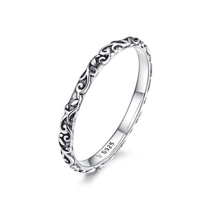925 Sterling Silver Size 6.0 Ring for Women