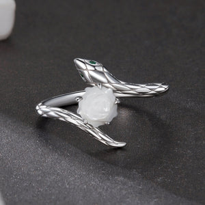 925 Sterling Silver White Gold Plated Ring with Cubic Zirconia for Women