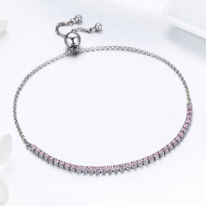 925 Sterling Silver Bracelet 27cm for Women