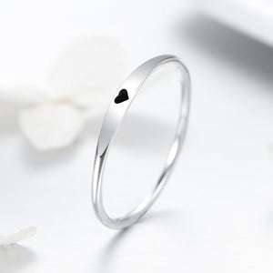 925 Sterling Silver Ring - Size 5.0, 2mm Width, S925 for Women
