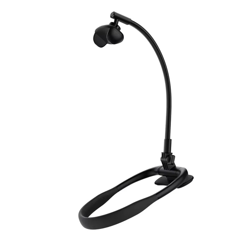 Hands-Free Neck Phone Holder Adjustable Flexible Mount for Bed & Desk