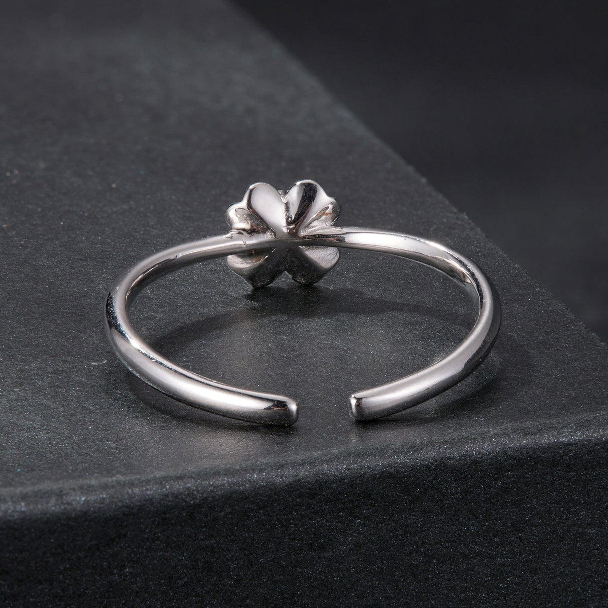 925 Sterling Silver Moissanite Ring Size E for Women