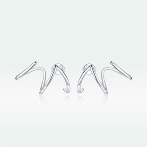 925 Sterling Silver Oxidized Earrings for Women