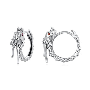 925 Sterling Silver Pave Setting CZ Oxidized Earrings for Women