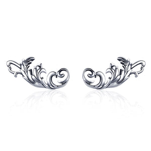 925 Sterling Silver Oxidized Silver Earrings for Women