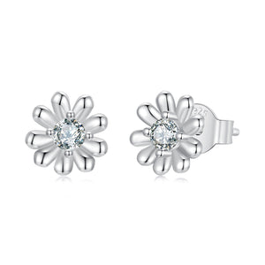 925 Sterling Silver Moissanite 0.3cm Earrings for Women