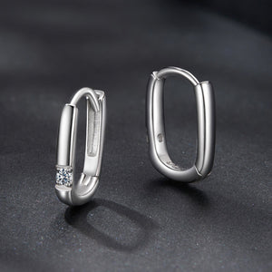 925 Sterling Silver Moissanite 0.16 ct Stud Earrings for Women