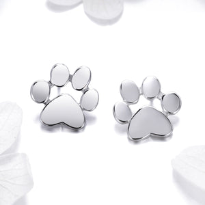 925 Sterling Silver Platinum Plated Earrings for Women