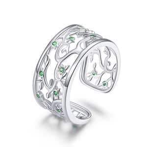 S925 Sterling Silver Pavé Setting CZ Ring