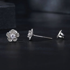 S925 Sterling Silver 3.00 Carat Moissanite Earrings for Women