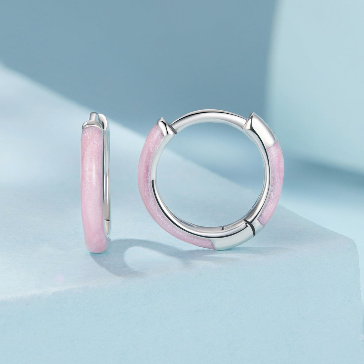 925 Sterling Silver Enamel Oxidized Earrings for Women
