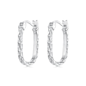 925 Sterling Silver Hoop Earrings for Women