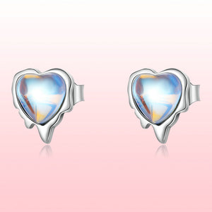 925 Sterling Silver Moonstone Earrings for Women