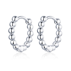 925 Sterling Silver Plated Platinum Earrings for Women
