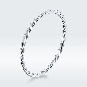 925 Sterling Silver Plated Platinum Ring Size 6.0 for Women
